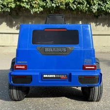 Детский электромобиль M 6257 EBLR-4 джип, Mercedes Brabus, синий фото 55