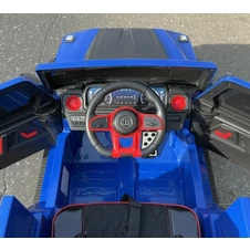 Детский электромобиль M 6257 EBLR-4 джип, Mercedes Brabus, синий фото 66