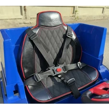 Детский электромобиль M 6257 EBLR-4 джип, Mercedes Brabus, синий фото 77