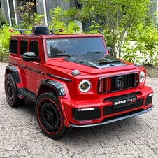 Детский электромобиль M 6257 EBLR-3 джип, Mercedes Brabus, красный