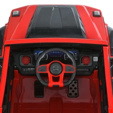 Детский электромобиль M 6257 EBLR-3 джип, Mercedes Brabus, красный фото 14