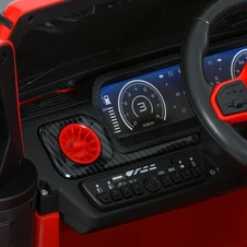 Детский электромобиль M 6257 EBLR-3 джип, Mercedes Brabus, красный фото 18