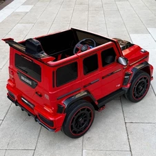 Детский электромобиль M 6257 EBLR-3 джип, Mercedes Brabus, красный фото 33