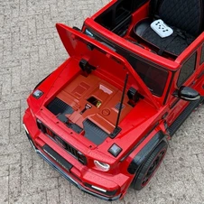 Детский электромобиль M 6257 EBLR-3 джип, Mercedes Brabus, красный фото 55