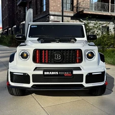 Детский электромобиль M 6257 EBLR-1 джип, Mercedes Brabus, белый фото 11