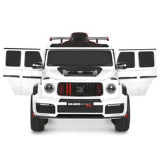 Детский электромобиль M 6257 EBLR-1 джип, Mercedes Brabus, белый фото 14