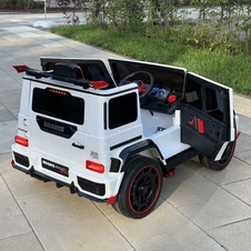Детский электромобиль M 6257 EBLR-1 джип, Mercedes Brabus, белый фото 77
