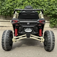 Детский электромобиль багги M 6256 EBLR-13 бежевый, пульт управления фото 33