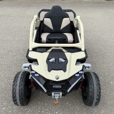 Детский электромобиль багги M 6256 EBLR-13 бежевый, пульт управления фото 44