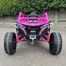 Детский багги для девочки M 6256 EBLR-8 розовый, пульт управления купить