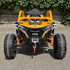 Детский электромобиль M 6256 EBLR-6 багги, музыка, светятся фары, желтый фото 11