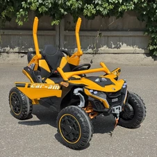 Детский электромобиль M 6256 EBLR-6 багги, музыка, светятся фары, желтый фото 33