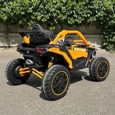 Детский электромобиль M 6256 EBLR-6 багги, музыка, светятся фары, желтый фото 44