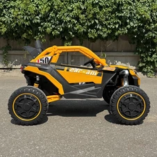 Детский электромобиль M 6256 EBLR-6 багги, музыка, светятся фары, желтый фото 66