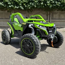 Детский электромобиль M 6256 EBLR-5 багги, музыка, светятся фары, зеленый
