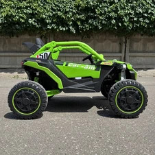 Детский электромобиль M 6256 EBLR-5 багги, музыка, светятся фары, зеленый фото 66
