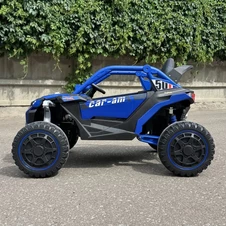 Детский электромобиль M 6256 EBLR-4 багги, музыка, светятся фары, синий фото 55