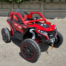 Детский электромобиль M 6256 EBLR-3 багги, музыка, светятся фары, красный