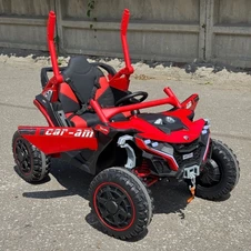 Детский электромобиль M 6256 EBLR-3 багги, музыка, светятся фары, красный фото 11