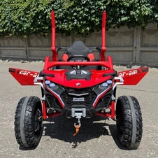 Детский электромобиль M 6256 EBLR-3 багги, музыка, светятся фары, красный фото 44