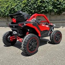 Детский электромобиль M 6256 EBLR-3 багги, музыка, светятся фары, красный фото 55