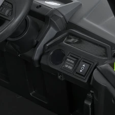 Детский электромобиль багги M 6258 EBLR-5 зеленый, кожаное сиденье фото 18