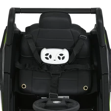 Детский электромобиль багги M 6258 EBLR-5 зеленый, кожаное сиденье фото 25