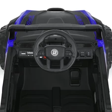 Детский электромобиль багги M 6258 EBLR-4 синий, кожаное сиденье фото 13