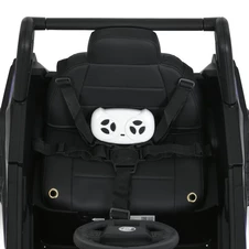 Детский электромобиль багги M 6258 EBLR-4 синий, кожаное сиденье фото 57