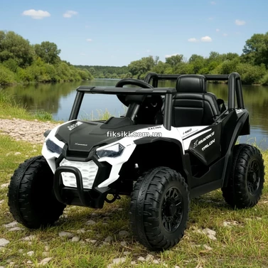 Детский электромобиль M 6258 EBLR-1 багги, мягкие EVA колеса, белый