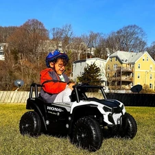 Детский электромобиль M 6258 EBLR-1 багги, мягкие EVA колеса, белый фото 11