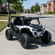 Детский электромобиль M 6258 EBLR-1 багги, мягкие EVA колеса, белый купить