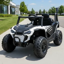 Детский электромобиль M 6258 EBLR-1 багги, мягкие EVA колеса, белый фото 55