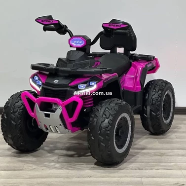 Детский квадроцикл M 6276 EBLR-8 на аккумуляторе, пульт управления, розовый