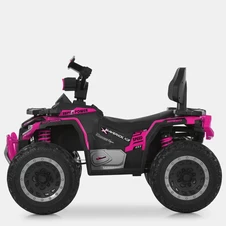 Детский квадроцикл M 6276 EBLR-8 на аккумуляторе, пульт управления, розовый фото 32