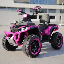 Детский квадроцикл M 6276 EBLR-8 на аккумуляторе, пульт управления, розовый купить
