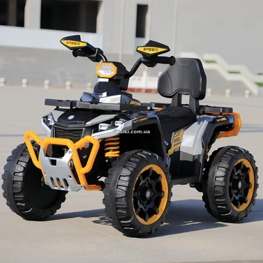 Детский квадроцикл M 6276 EBLR-6 на аккумуляторе, пульт управления, желтый