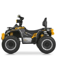 Детский квадроцикл M 6276 EBLR-6 на аккумуляторе, пульт управления, желтый фото 57