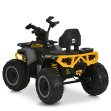 Детский квадроцикл M 6276 EBLR-6 на аккумуляторе, пульт управления, желтый фото 14