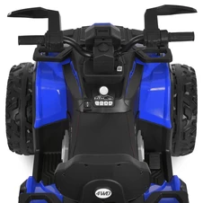 Детский квадроцикл M 6276 EBLR-4 синий, пульт управления, мягкое сиденье фото 25