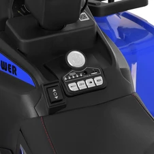 Детский квадроцикл M 6276 EBLR-4 синий, пульт управления, мягкое сиденье фото 29