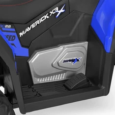 Детский квадроцикл M 6276 EBLR-4 синий, пульт управления, мягкое сиденье фото 20