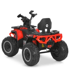 Детский квадроцикл M 6276 EBLR-3 красный, пульт управления, мягкое сиденье фото 16