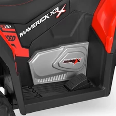 Детский квадроцикл M 6276 EBLR-3 красный, пульт управления, мягкое сиденье фото 14