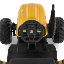 Детский электромобиль трактор M 6260 EBLR-6 (24V) с прицепом, пульт управления, желтый фото 16