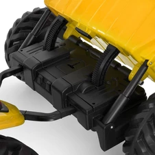 Детский электромобиль трактор M 6260 EBLR-6 (24V) с прицепом, пульт управления, желтый фото 25