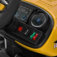 Детский электромобиль трактор M 6260 EBLR-6 (24V) с прицепом, пульт управления, желтый фото 32