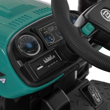 Детский электромобиль трактор M 6260 EBLR-5 (24V) с прицепом, пульт управления, зеленый фото 14