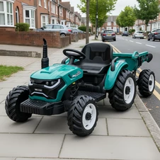 Детский электромобиль трактор M 6260 EBLR-5 (24V) с прицепом, пульт управления, зеленый купить