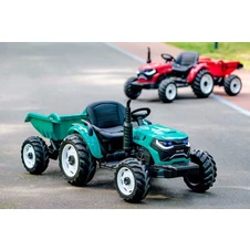 Детский электромобиль трактор M 6260 EBLR-5 (24V) с прицепом, пульт управления, зеленый фото 44